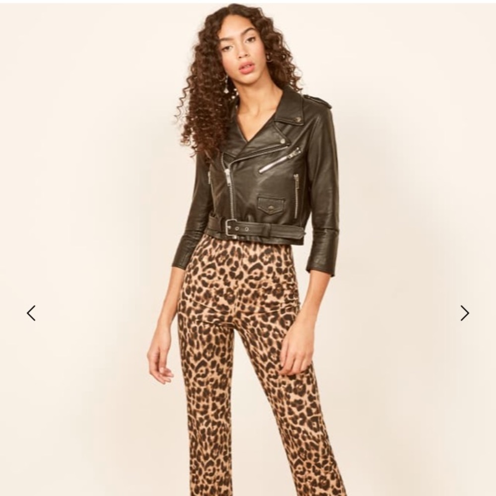 Cropped Biker Jacket - 100% ♻️ Leather